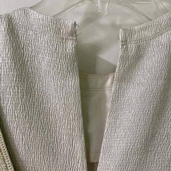 Valentino Contrast Bodice Sleeveless Top silver and Water Green - Picture 8 of 12